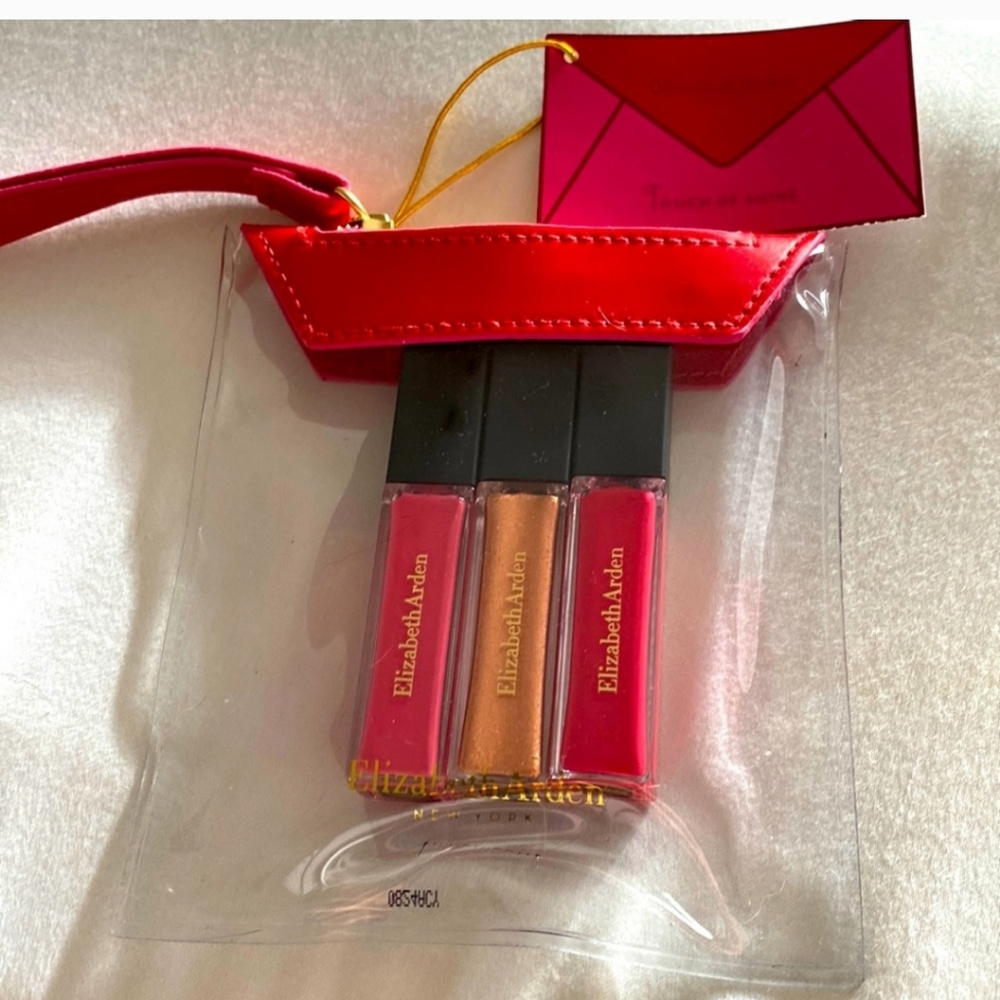 Elizabeth Arden Lip Gloss Trio - Pink, Gold, Red